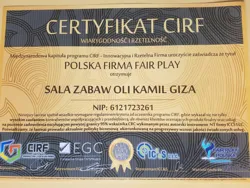 Dokument referencyjny Sali Zabaw Oli — skan 9